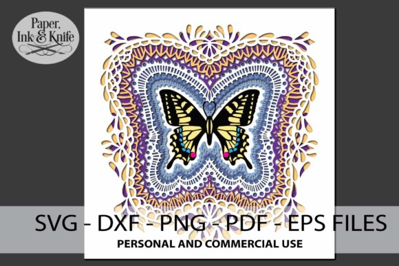 Butterfly 3D Papercut: A Seller's Review of 3D SVG Shadow Boxes