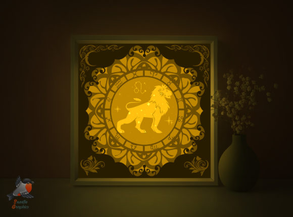 Leo Shadow Box 3D SVG: A Seller's Review