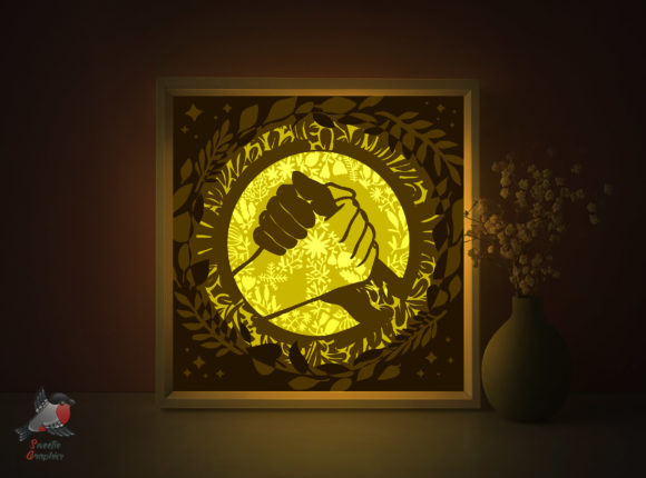 Peace End Racism 3D SVG for Impactful Shadow Boxes
