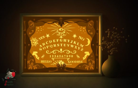 Reviewing the Ouija Board Light Box 3D SVG for Shadow Boxes