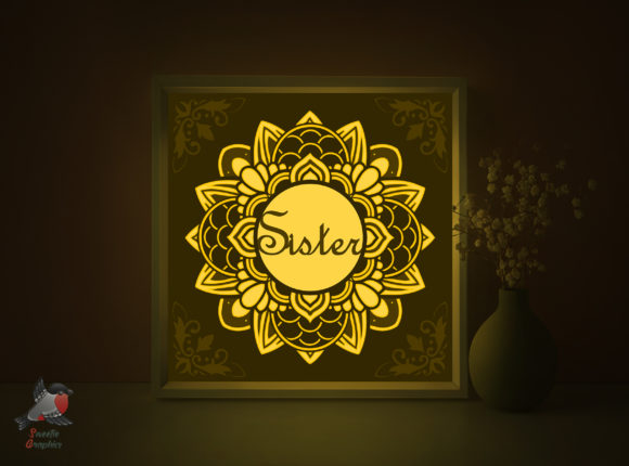 Sister Gift Shadow Box Template: A Designer's Review