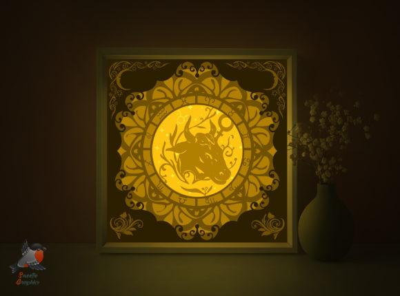 Taurus Shadow Box Template: A 3D SVG Review